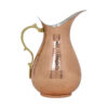 Handcrafted Persian Copper Jug from Zanjan – Elegant Traditional Pitcher for Beverages and Home Décor