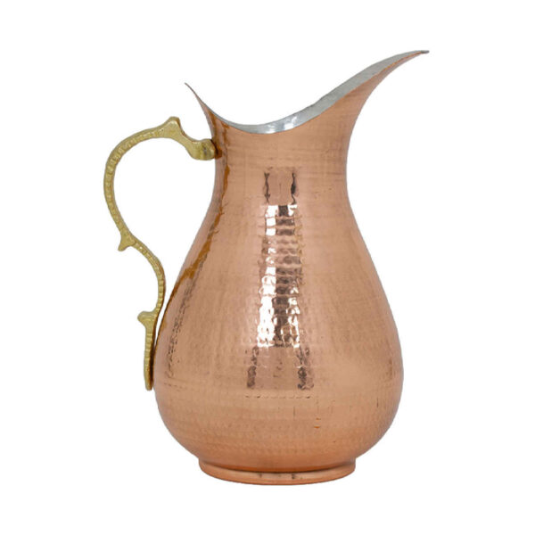 Handcrafted Persian Copper Jug from Zanjan – Elegant Traditional Pitcher for Beverages and Home Décor