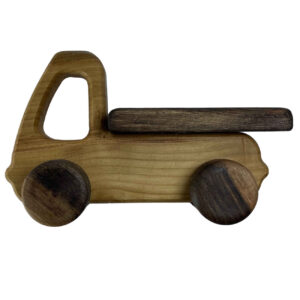 Handcrafted Solid Cherry Wood Truck Toy – Durable & Safe for Toddlers