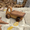 Handcrafted Solid Cherry Wood Truck Toy – Durable & Safe for Toddlers