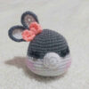 Handmade Crochet Keychain – Bunny Design Accessory for Keys and Bags (4x)