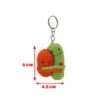 Handmade Crochet Keychain – Hug Design Perfect for Keys & Daily Carry