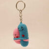 Handmade Crochet Keychain – Hug Design Perfect for Keys & Daily Carry