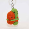 Handmade Crochet Keychain – Hug Design Perfect for Keys & Daily Carry