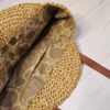 Handmade Crochet Raffia Summer Bag – Spacious Beach Shoulder Tote with Leather-Look Handles