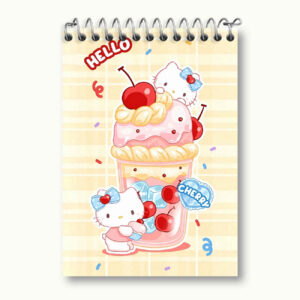 Hello Kitty Notebook – in 50 Lined Sheets Compact & Cute Kawaii Stationery