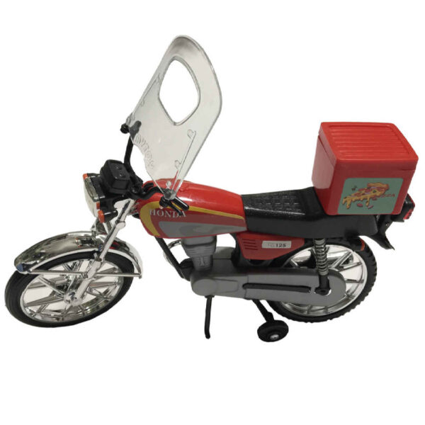 Honda 125 Toy Motorcycle – Classic Design and Pull-Back Action - Durable Build