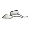 Honda CB Motorcycle Side Mirrors – Easy Install & High-Quality in Silver, Pack of 2