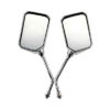 Honda CB Motorcycle Side Mirrors – Easy Install & High-Quality in Silver, Pack of 2 (2)