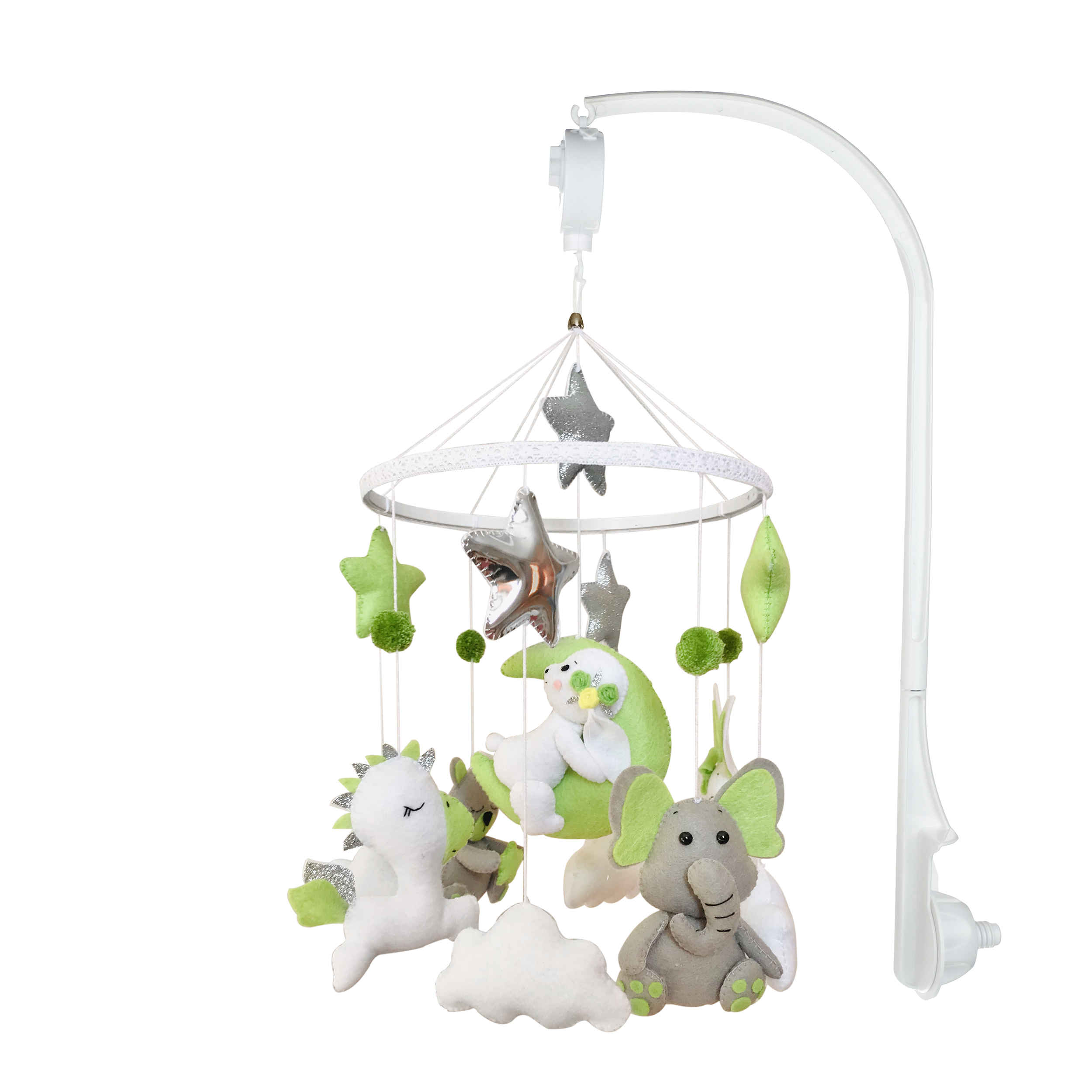 Jungle-Themed Musical Baby Mobile – Perfect for Crib & Nursery