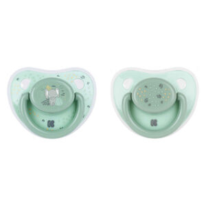 Kikkaboo Baby Soothers – BPA-Free Pacifiers with Hygienic Covers (2x)