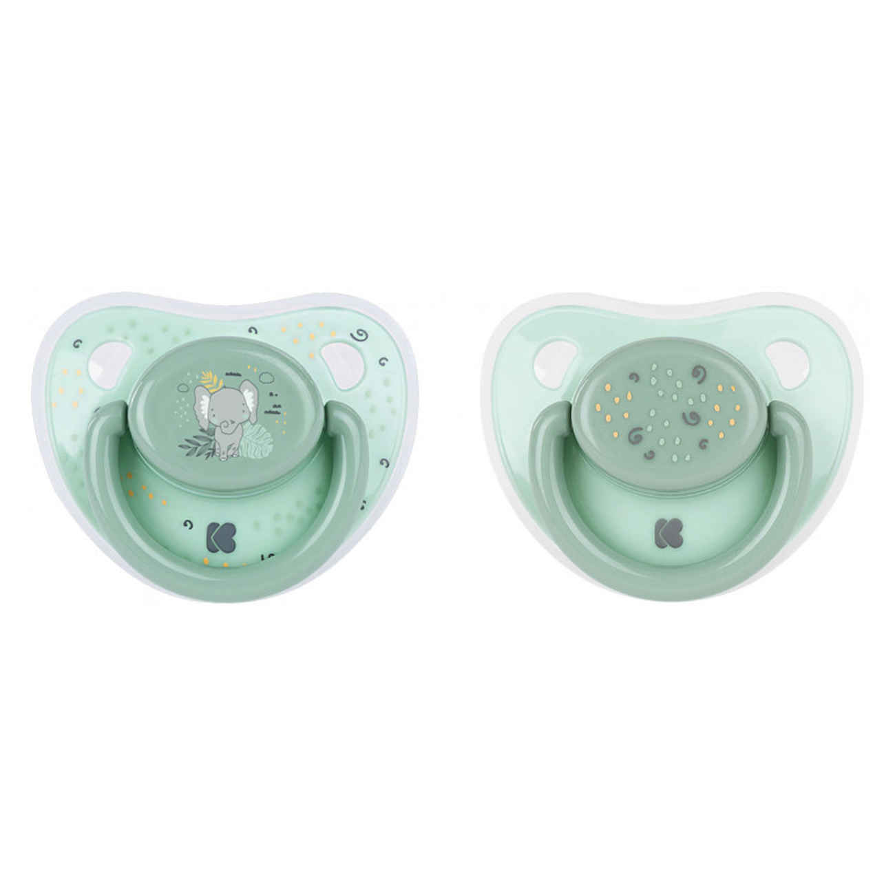 Kikkaboo Baby Soothers – BPA-Free Pacifiers with Hygienic Covers (2x)