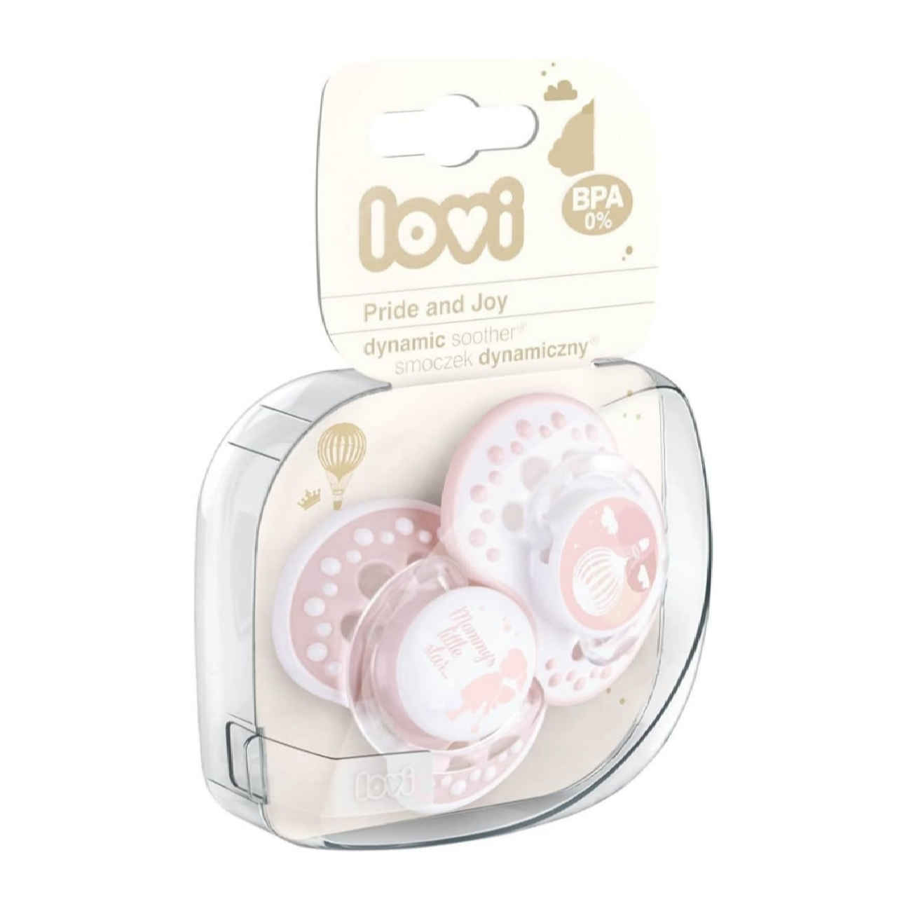 Lavi Orthodontic Pacifiers – Pride and Joy Model – Experience Comfort and Care with  (2 Pack)