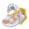 Lion Theme Baby Activity Mat with Hanging Toys and Sound