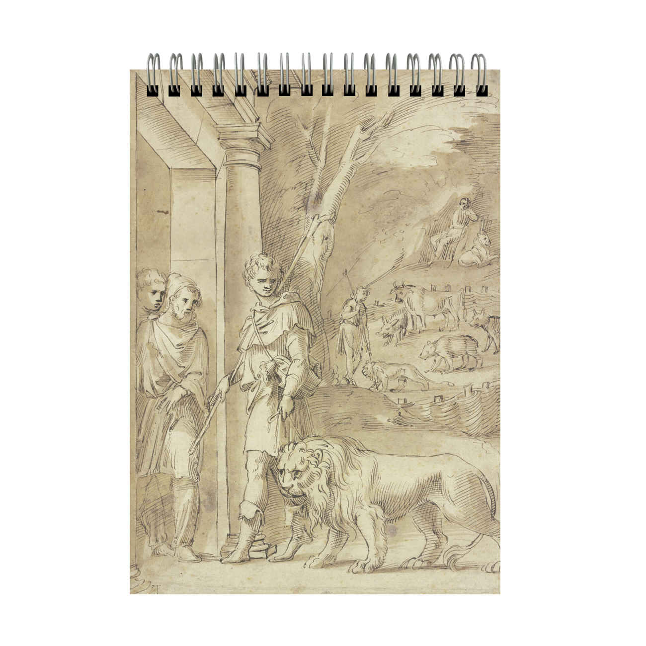 Lion & Warrior Design Sketchbook - Capture the Power of Battle