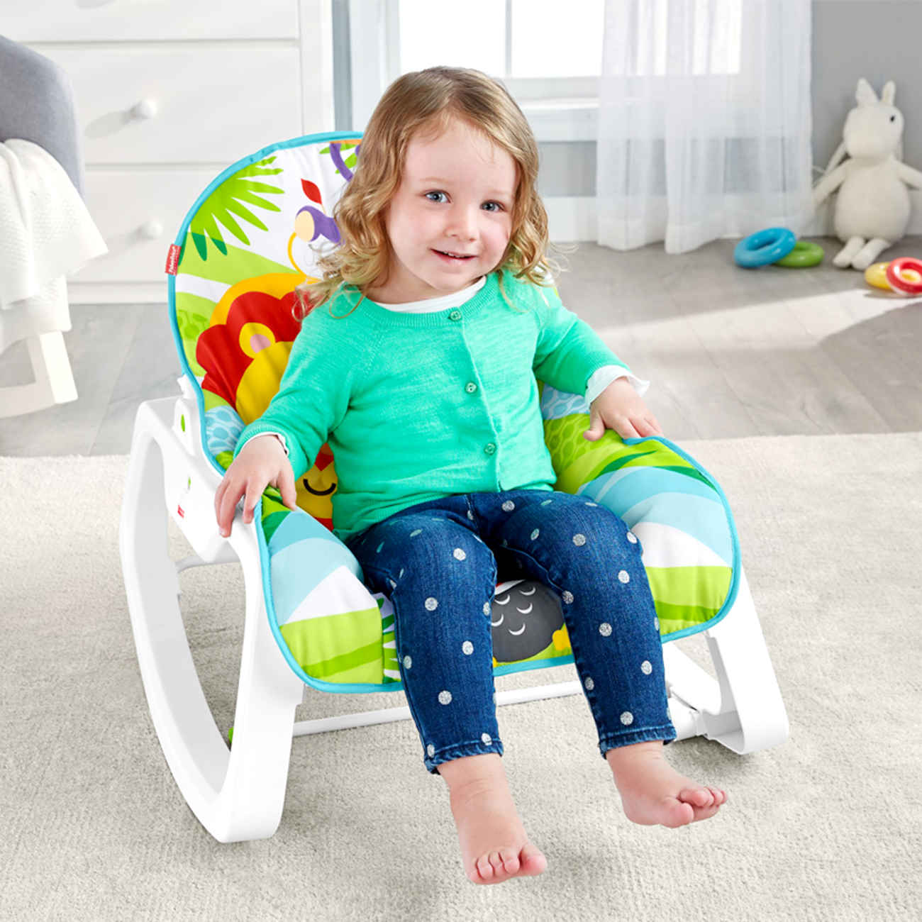 Manual Baby Bouncer – Gentle Rocking for Soothing Your Baby Anytime