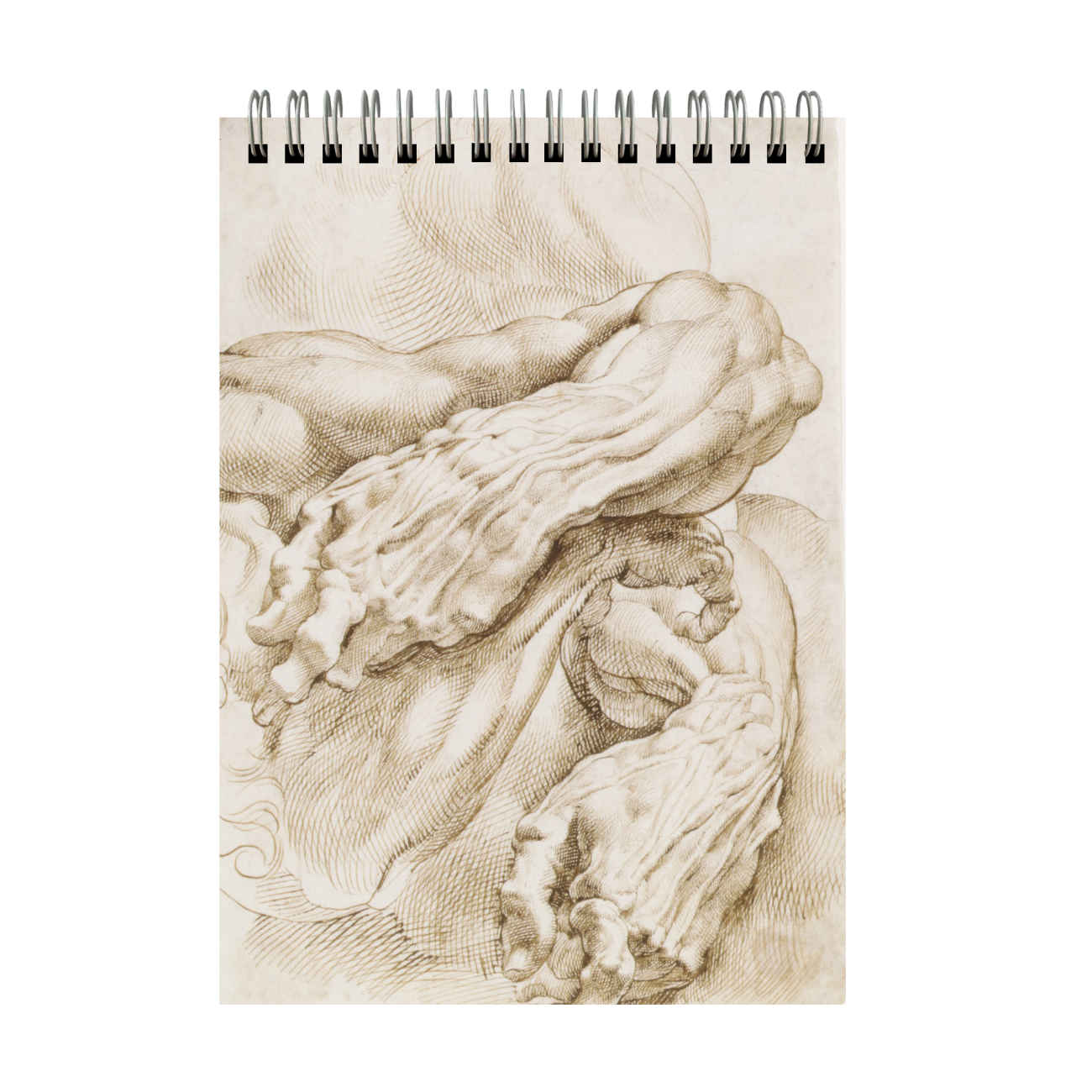 Michelangelo Hand Drawing Sketchbook 40-Page
