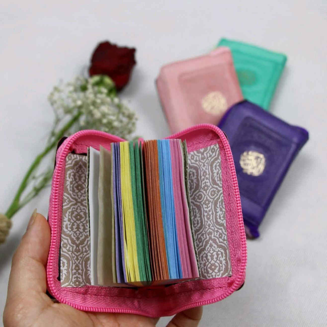Mini Pocket Quran With Colorful Covers – Fits in Any Bag – 250g