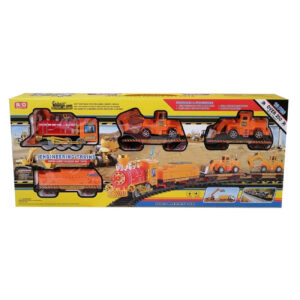 Mining Train Play set with Tracks & 2 Tractors – Realistic Motion & Battery Operated
