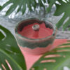 Modern Ceramic Ashtray for Indoor & Outdoor Use in Pink