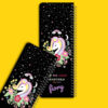 Mr. Rad  Black To-Do List Notebook – Cute Unicorn Design