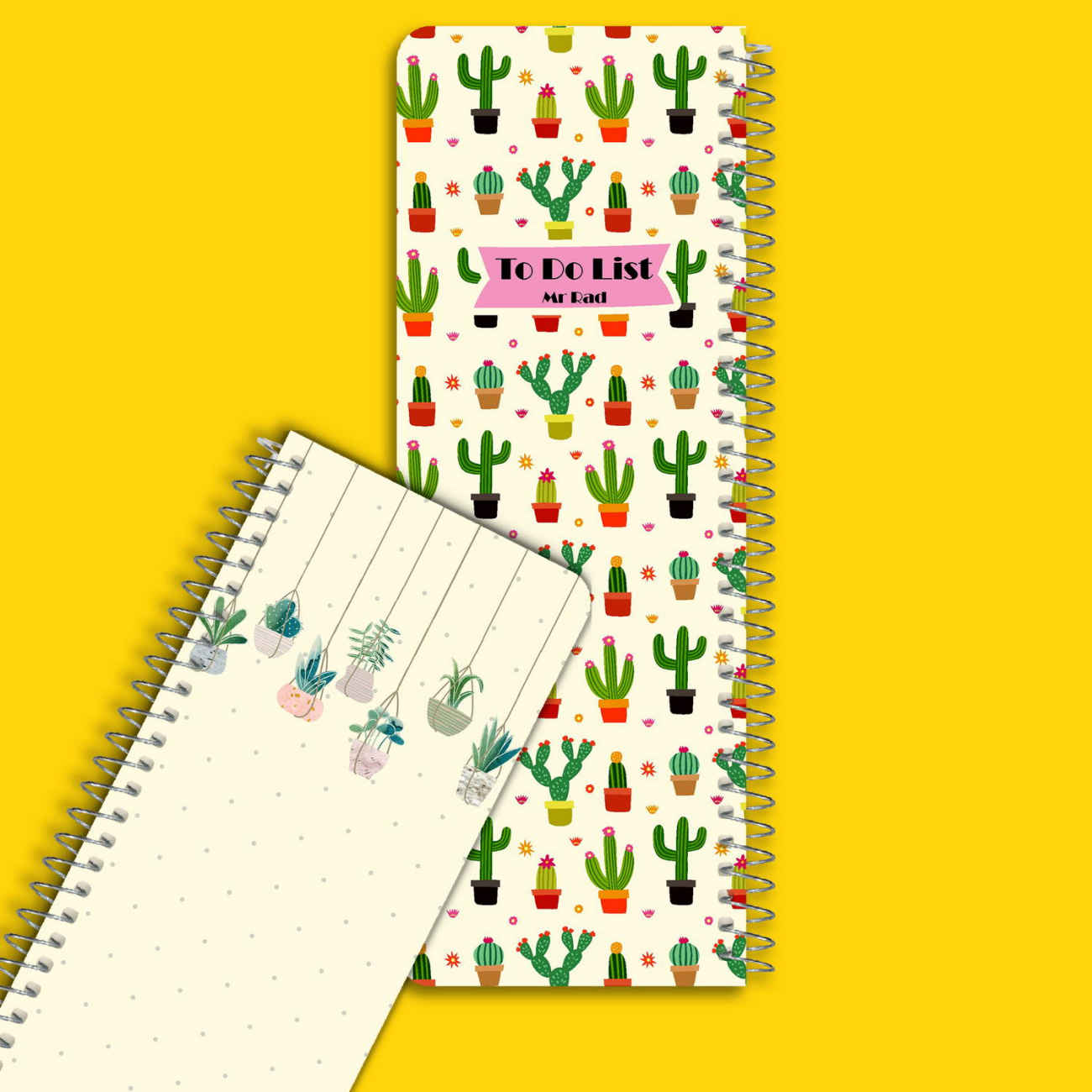 Mr. Rad To-Do List Notebook – New Cactus Design Organized Note-Taking