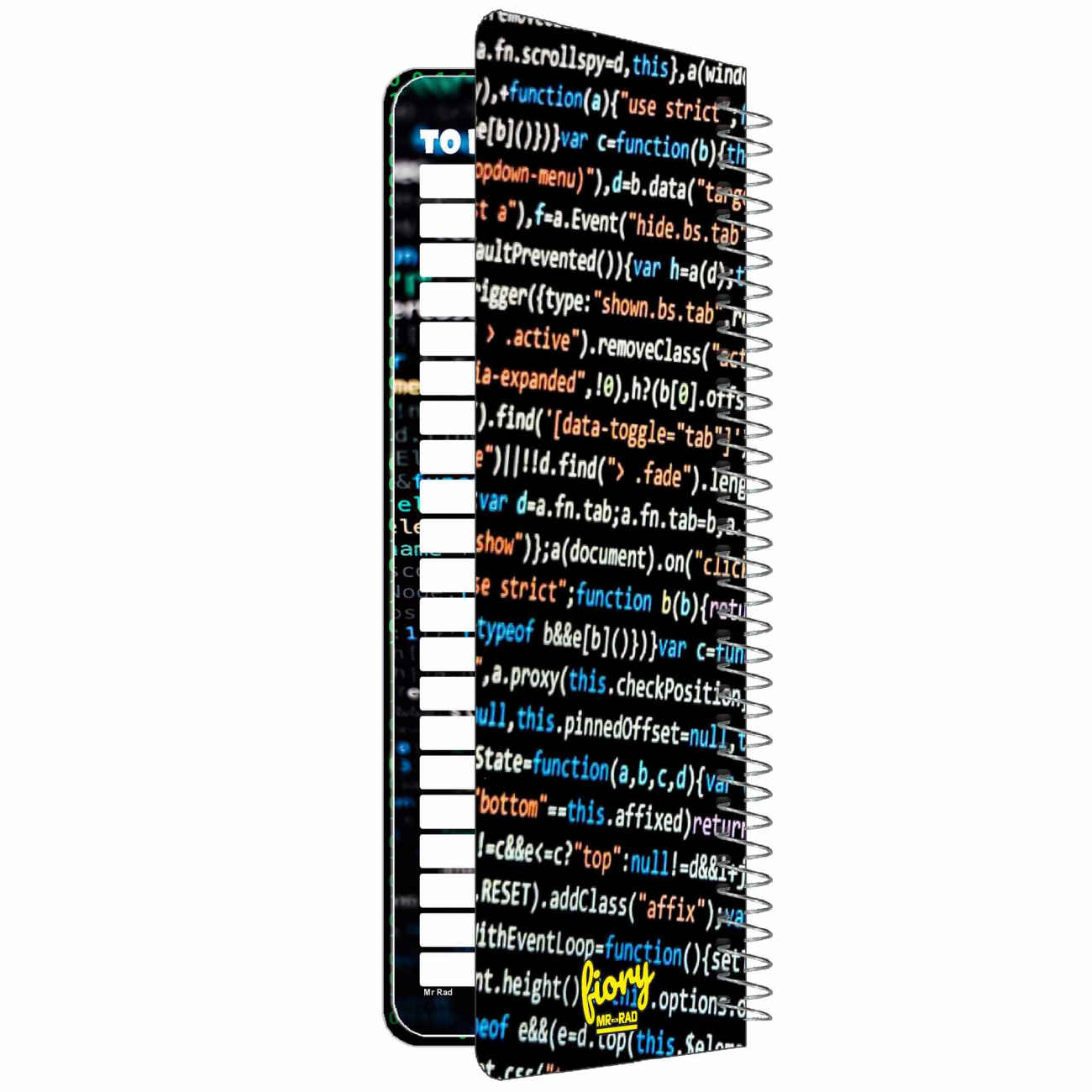Mr. Rad To-Do List Notebook – Programming & Coding Theme
