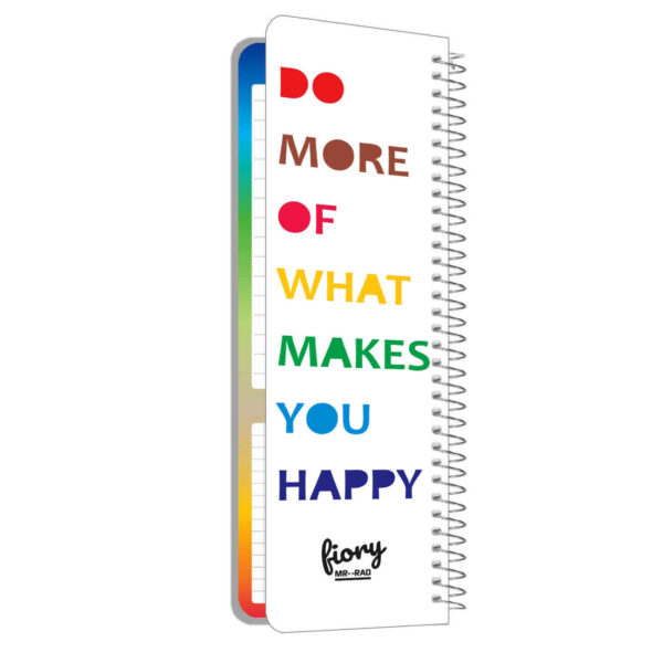 Mr. Rad To-Do List Notebook – Rainbow Design with Inspirational Quote (1)