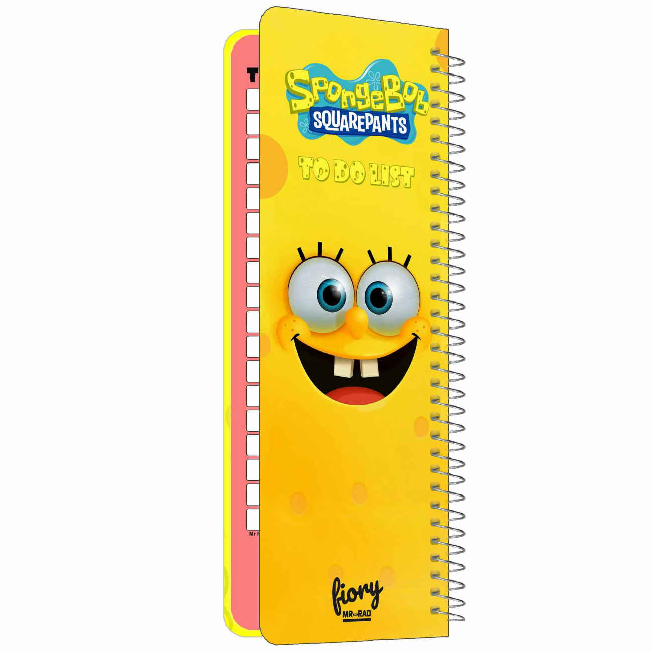 Mr. Rad To-Do List Notebook – SpongeBob Design Best Daily Planner for Kids and Adults