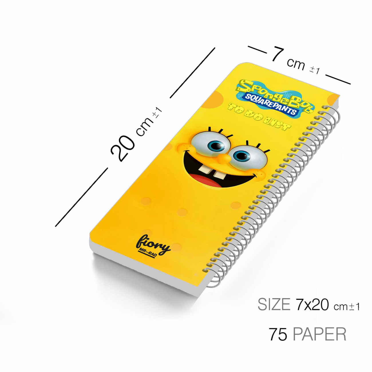 Mr. Rad To-Do List Notebook – SpongeBob Design Best Daily Planner for Kids and Adults