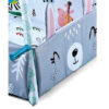 Multi Use Baby Play Mat with Rabbit and Zebra Print