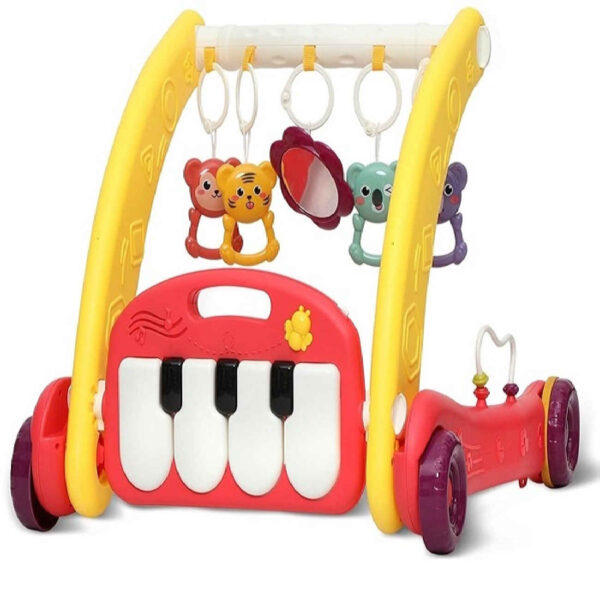 Musical Animal-Themed Baby Walker with Interactive Piano – Fun & Educational Toddler Toy (5)