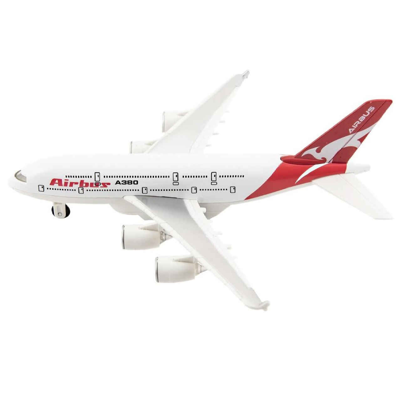 Musical LED Airbus A380 Toy Plane – Light-Up & Sound Effects Realistic 1/270 Scale Model