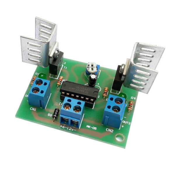 NK-05 Dual-Channel LED Flasher Module – 5V–12V2A Output with Adjustable Speed (1)