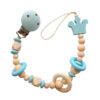 Natural Wooden Pacifier Chain – Safe & Stylish Baby Accessory (2)