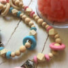 Natural Wooden Pacifier Chain – Safe & Stylish Baby Accessory