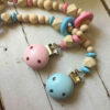 Natural Wooden Pacifier Chain – Safe & Stylish Baby Accessory