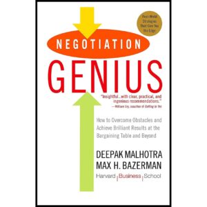 Negotiation Genius Book by Deepak Malhotra & Max Bazerman (English)