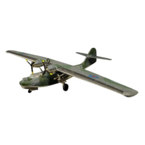PBY Fighter Aircraft Model by Amer com – Military Green Die cast Airplane Replica