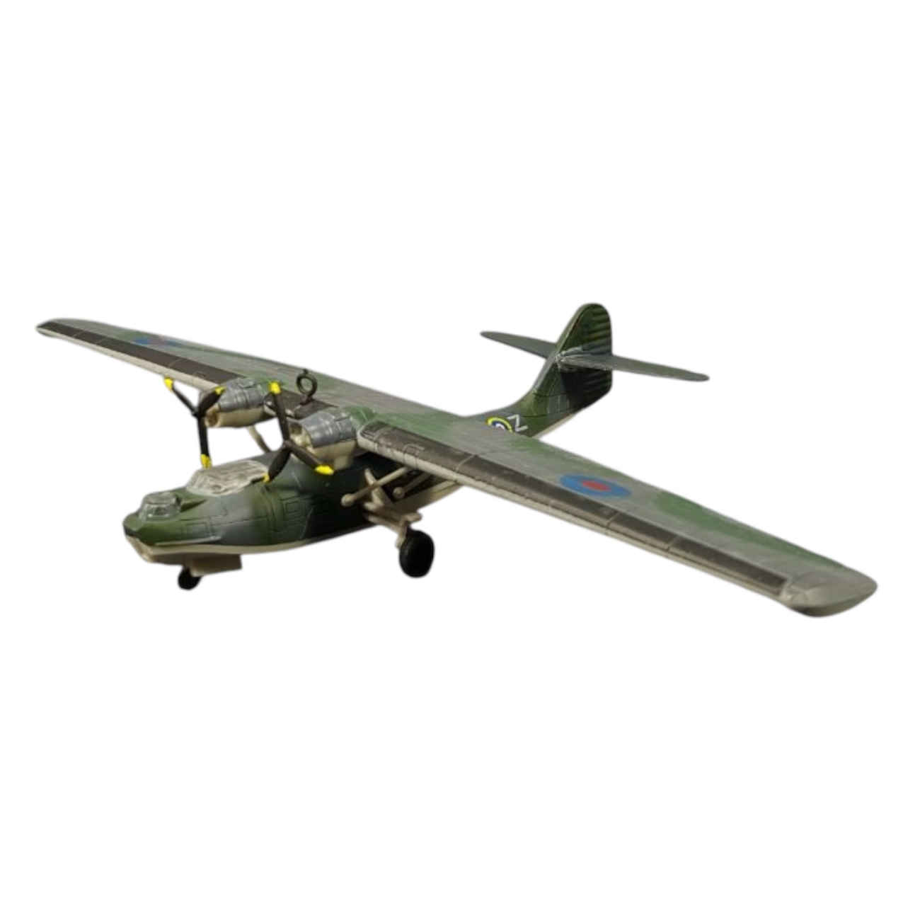 PBY Fighter Aircraft Model by Amer com – Military Green Die cast Airplane Replica