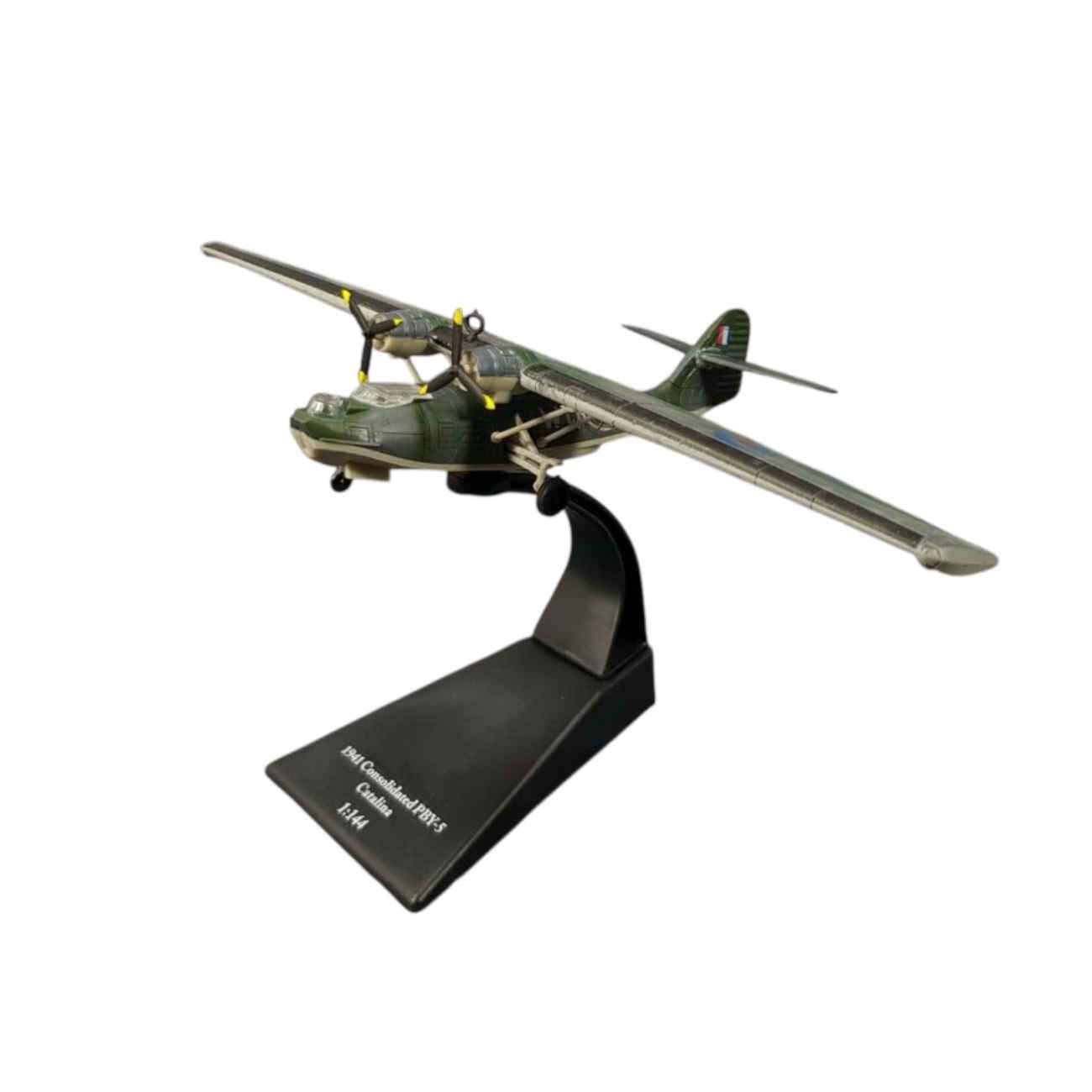 PBY Fighter Aircraft Model by Amer com – Military Green Die cast Airplane Replica