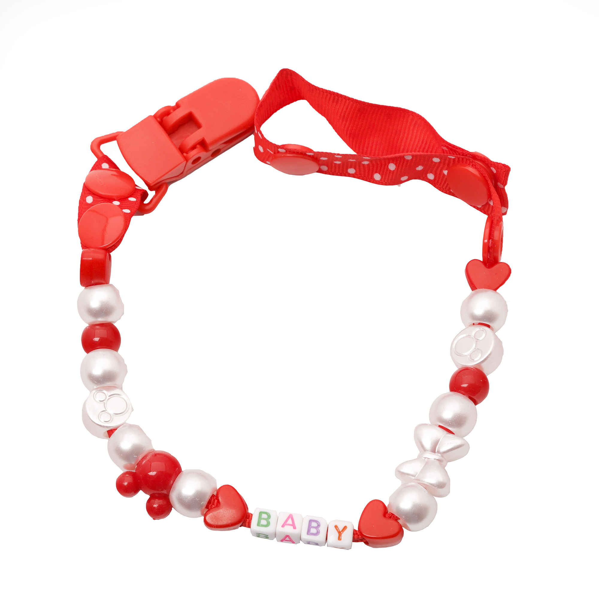 Pacifier Clip with Strong Grip - Attaches to Baby’s Outfit for Easy Access to