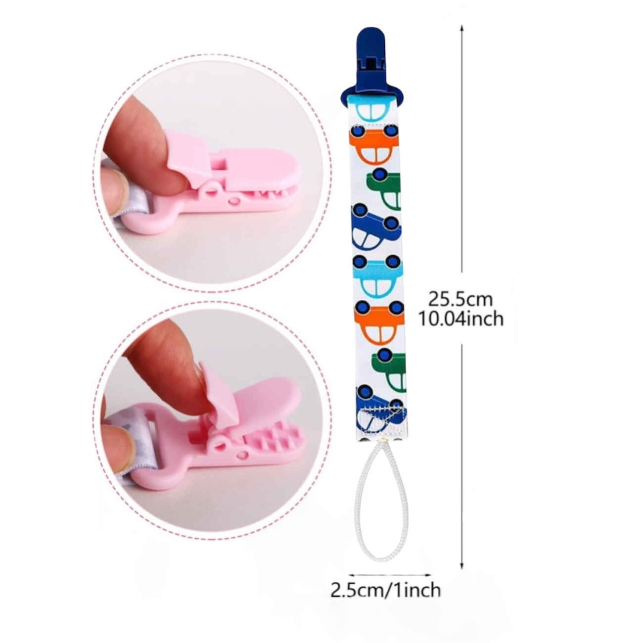 Pacifier Clip – Keep Baby’s Pacifier Clean, Safe & Always Within Reach