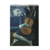 Page Guitar Drawing Notebook Inspired by Picasso’s Iconic Guitar Style (1)