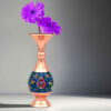 Pardaz Decorative Copper Vase – Stunning Handcrafted Piece with Persian Minakari Enamel, Set of 2