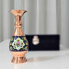 Pardaz Decorative Copper Vase – Unique Handcrafted with Persian Minakari Enamel