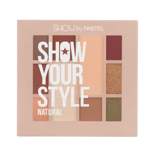 Pastel Eyeshadow Palette NATURAL Model - High Pigment & Velvet Texture (2)