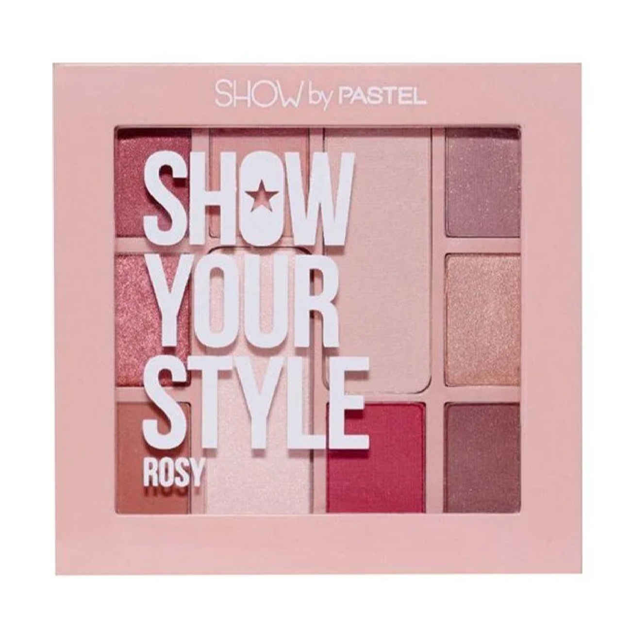 Pastel Eyeshadow Palette Show Your Joy-Rosy Model Shades & Hypoallergenic