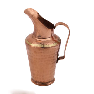 Persian Hand-Engraved Copper Decorative Pitcher – Authentic Handicraft for Art Lovers & Cultural Collectors