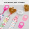 Pico Clip Baby Pacifier Strap – Safe, Durable & Easy to Attach Pack of 8